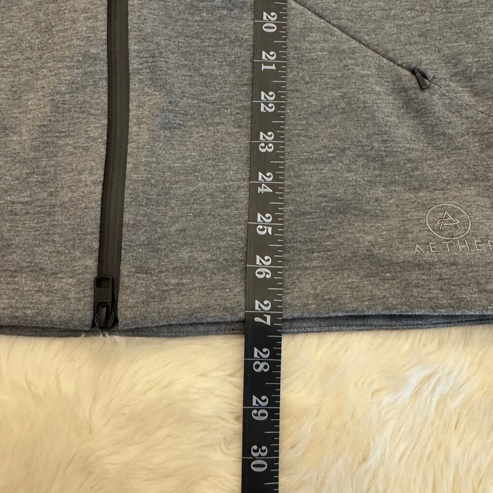 Aether Gray Full Zip Long Sleeve Jacket XS Zippered Pockets - Picture 7 of 9